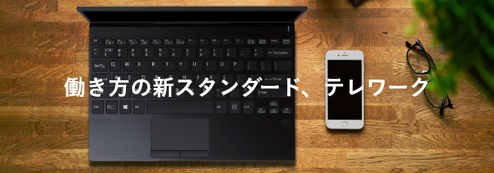 働き方の新スタンダード、テレワーク