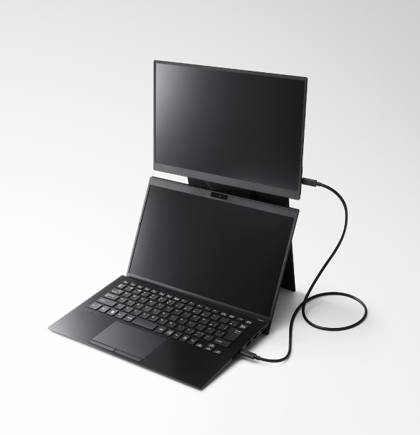 VAIO Vision+ 14/14Pの専用カバースタンドを約120g軽量化 